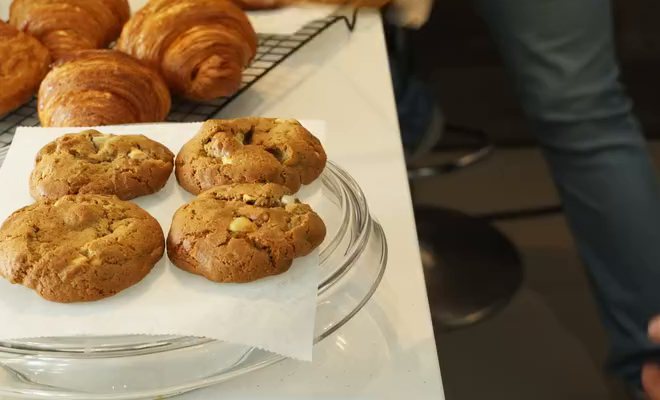 Galletas artesanales en el mostrador
